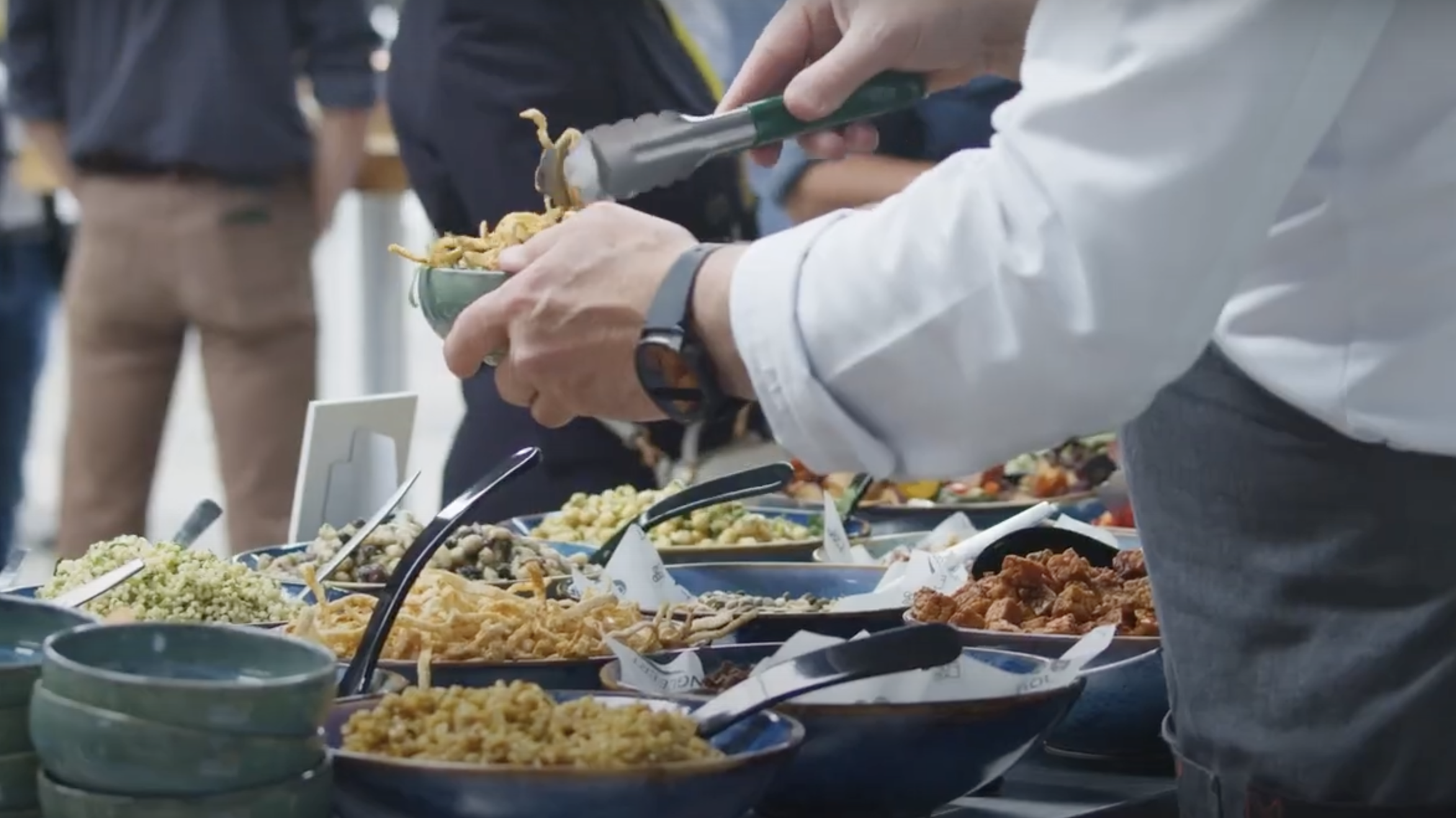 Saladebar Scalda bedrijfskantine van de toekomst